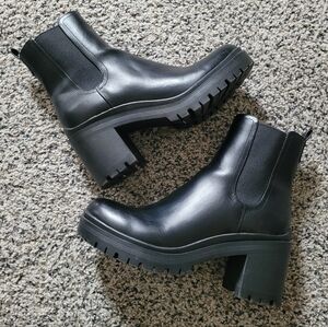 Nine West Black Block Heel Boots